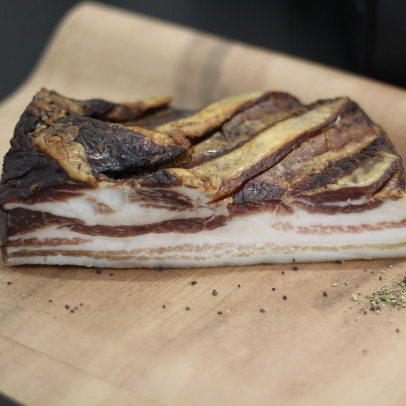Räucherspeck vom Weideschwein am Stück
