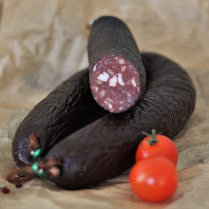 Schwarzwurst vom Weideschwein