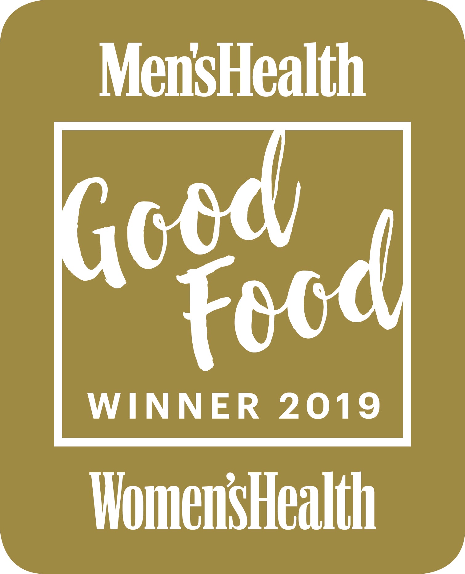 Sieger des Good Food Award 2019 by Men's Health & Women's Health