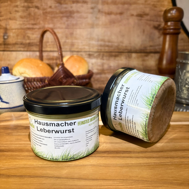 Hausmacher Leberwurst im Glas