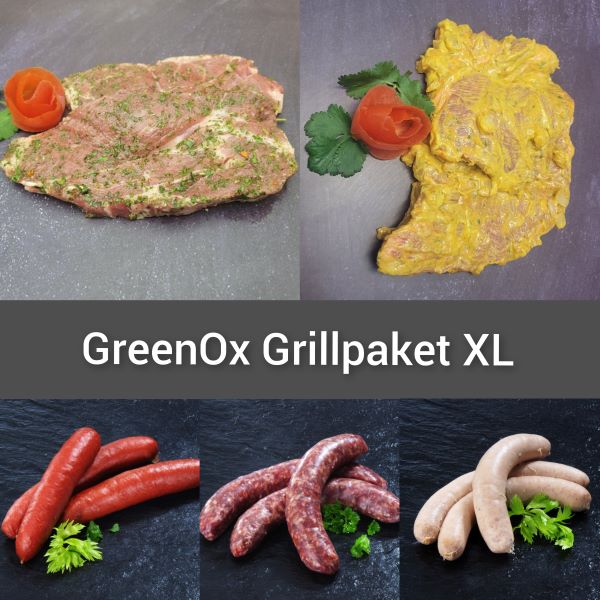 GreenOx Grillpaket XL (10 - 12 Personen) - GreenOx - Feinstes Weidefleisch aus Deutschland