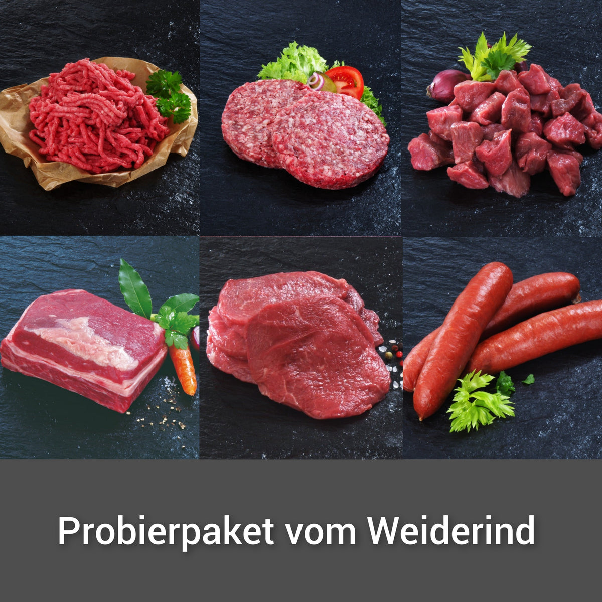 Probierpaket vom Weiderind (2,91 kg)