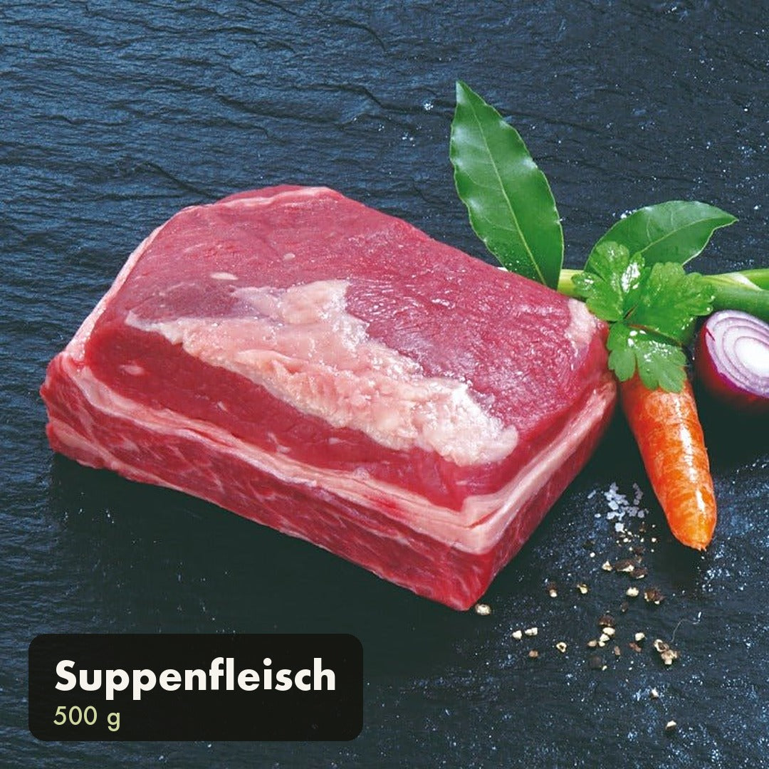 Suppenfleisch vom Weiderind, 500 g